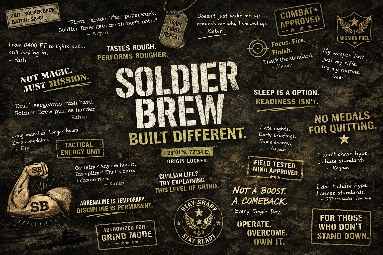 Soldier Brew — Built Different